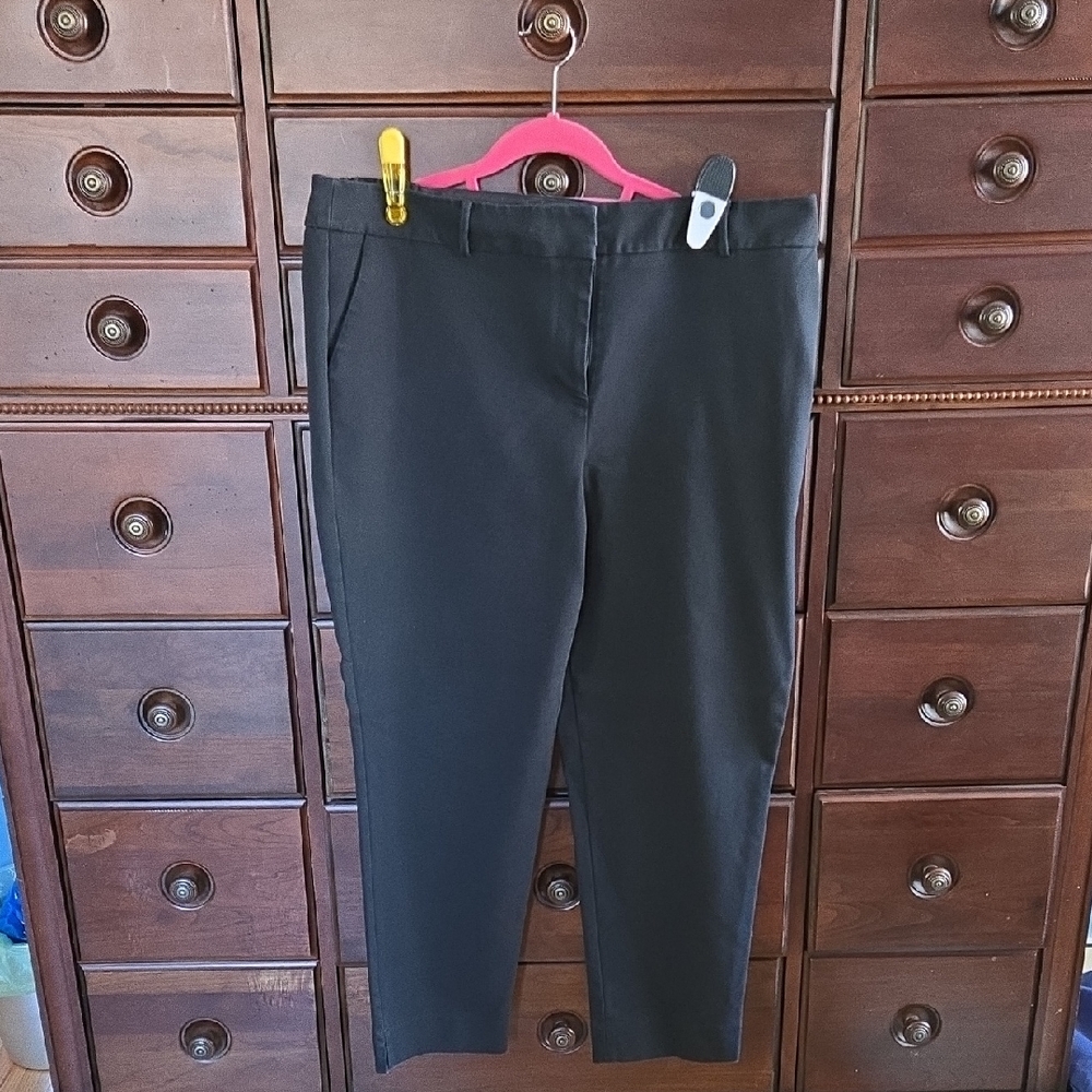 Talbot's High Waist Hampshire Ankle Size 18W Black